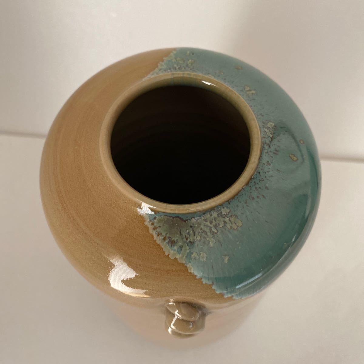 上野焼　卓甫作　花瓶　壺　壷 上野焼 卓甫作 花瓶 壺 壷 上野焼 花瓶 -#甫(上野)の中古